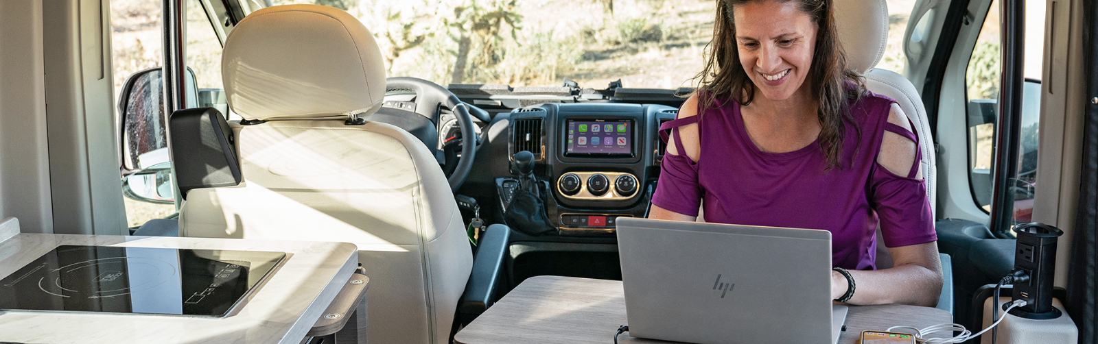 Winnebago Travato Desk Space