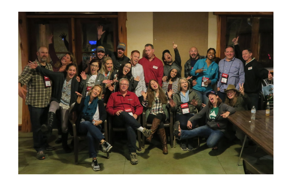 GoLife contributors huddled for a picture at the RVE Summit