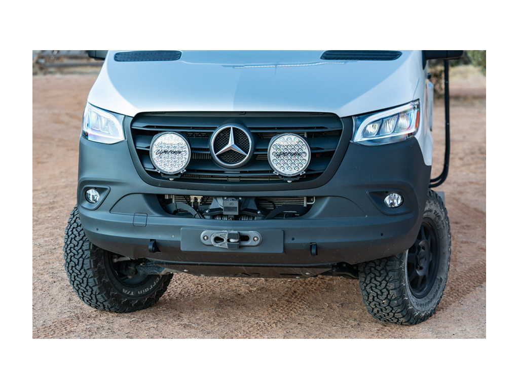 Warn Zeon Platinum Winch of Revel front bumper