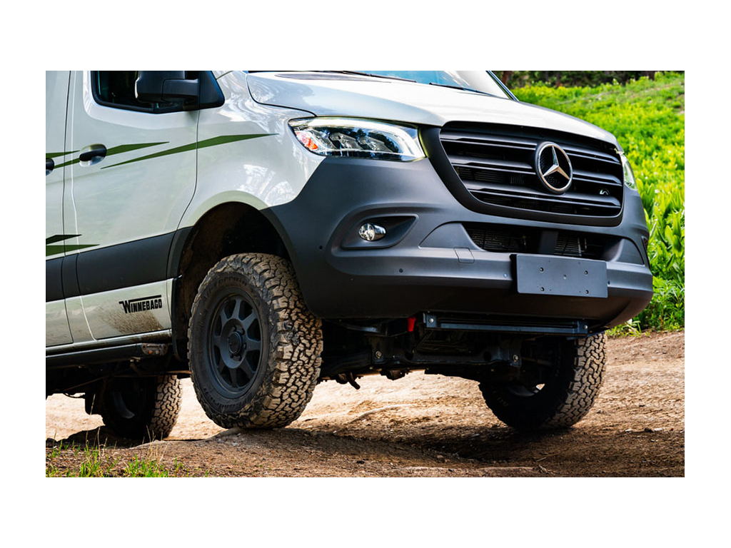 Photo from ground up showing clearance on 2021 Revel