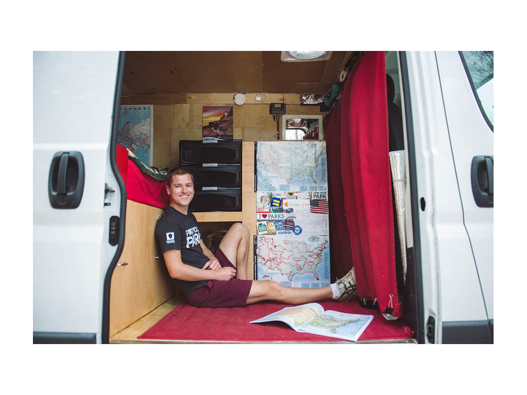 Mikah sitting in Vanny