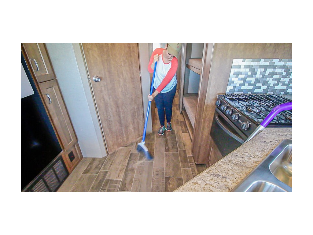 Jess sweeping RV