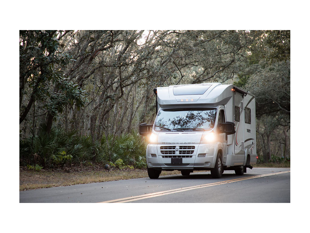 Trend driving down Florida State road