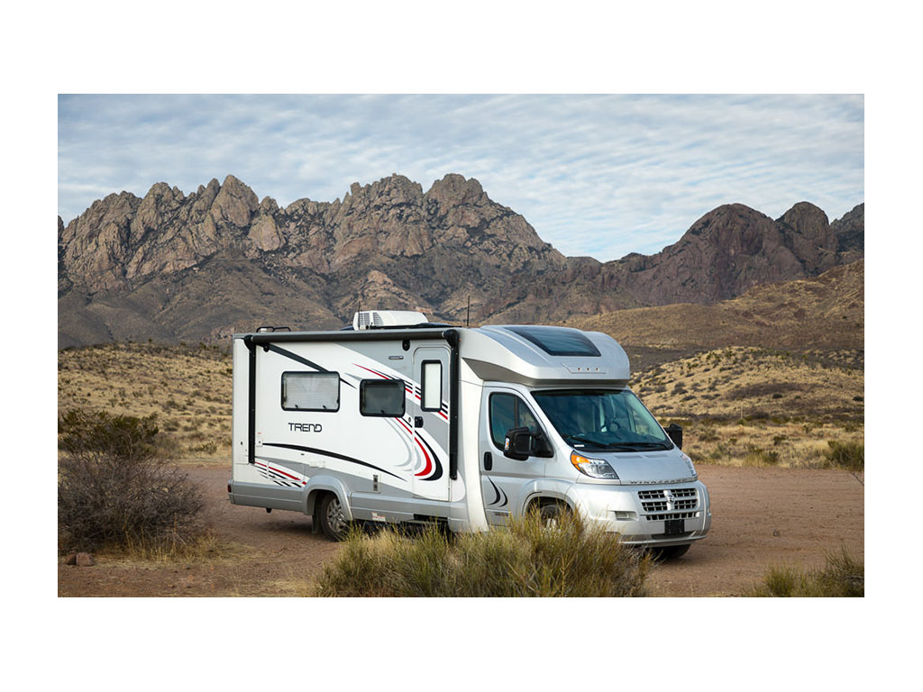 Trend with Organ Mountain in background