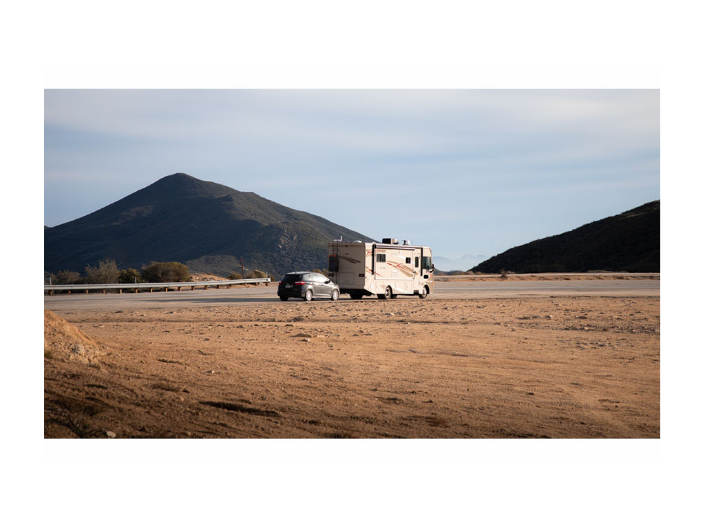 Vista parked on Cali Sun Highway