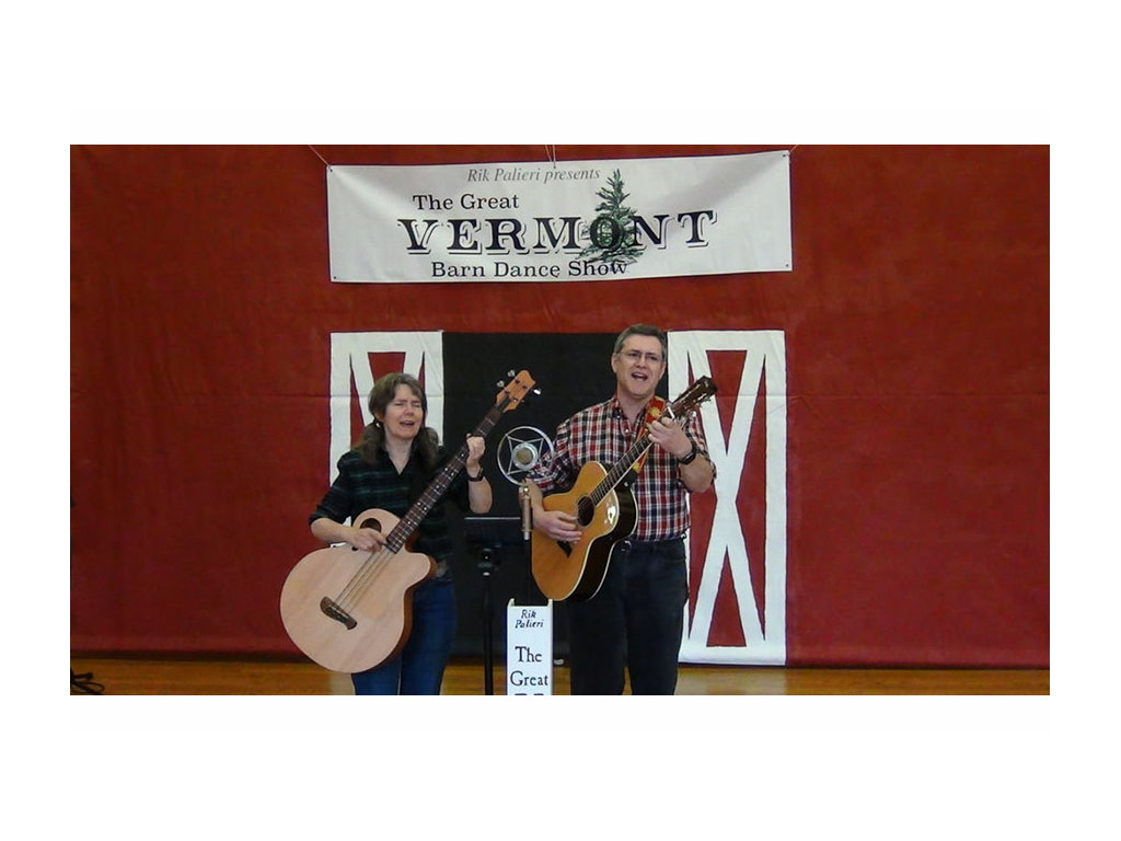 Faith and Daniel Senie performing at Vermont Barn Dance Show
