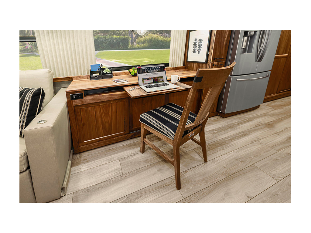 Dinette desk in Winnebago Journey