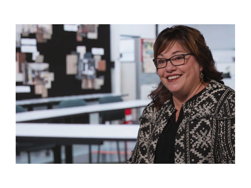 Kim Mann, senior manager of interior design at Winnebago