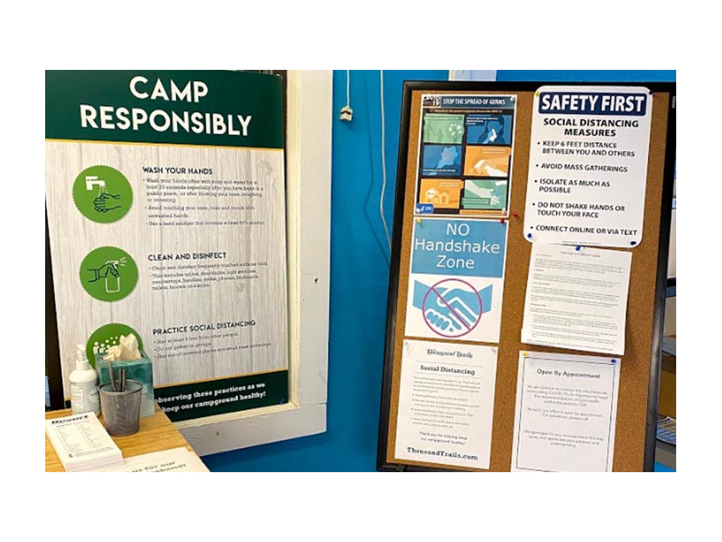 COVID-19 rules at RV park