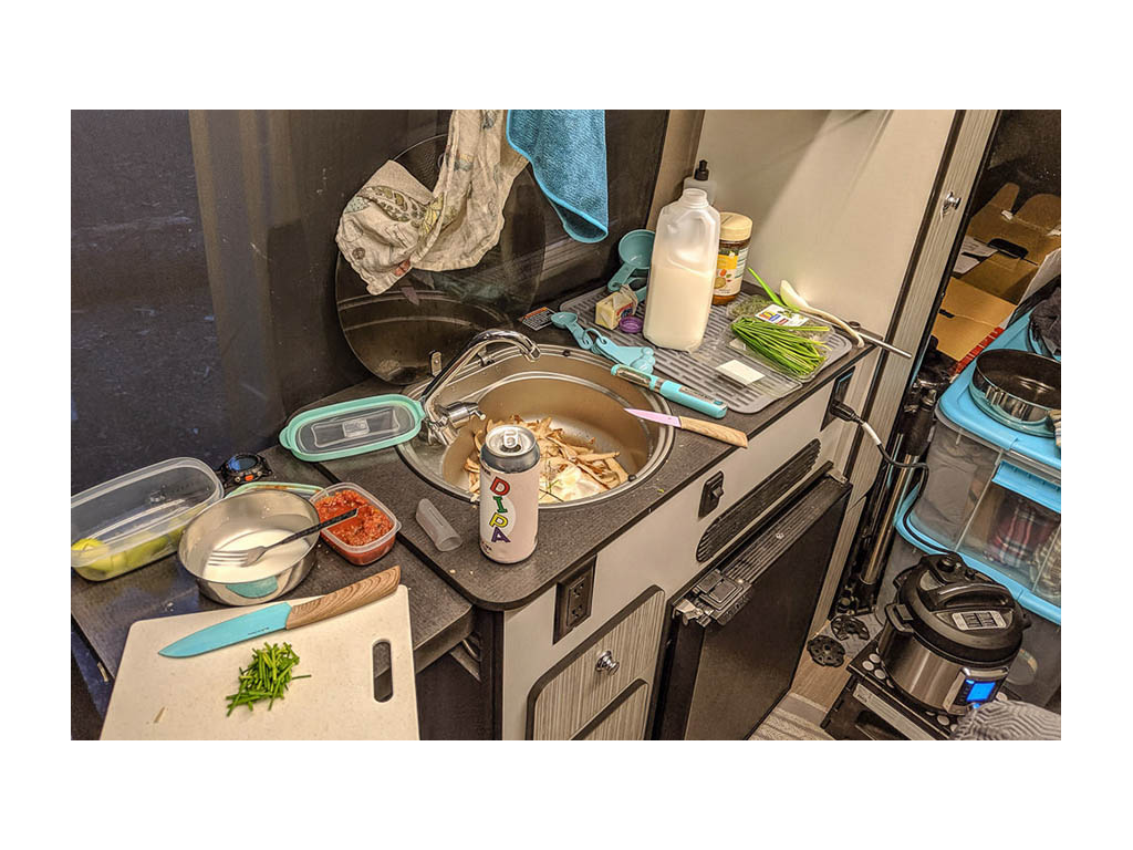 Meal prep inside Revel