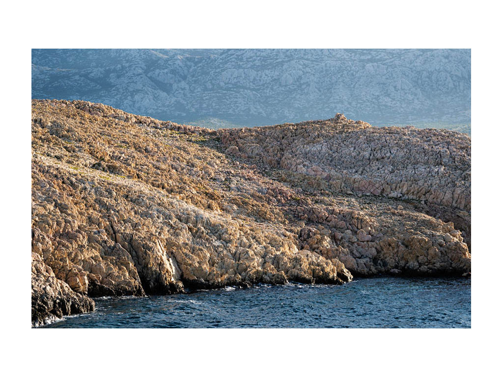 Winward side of island next to water