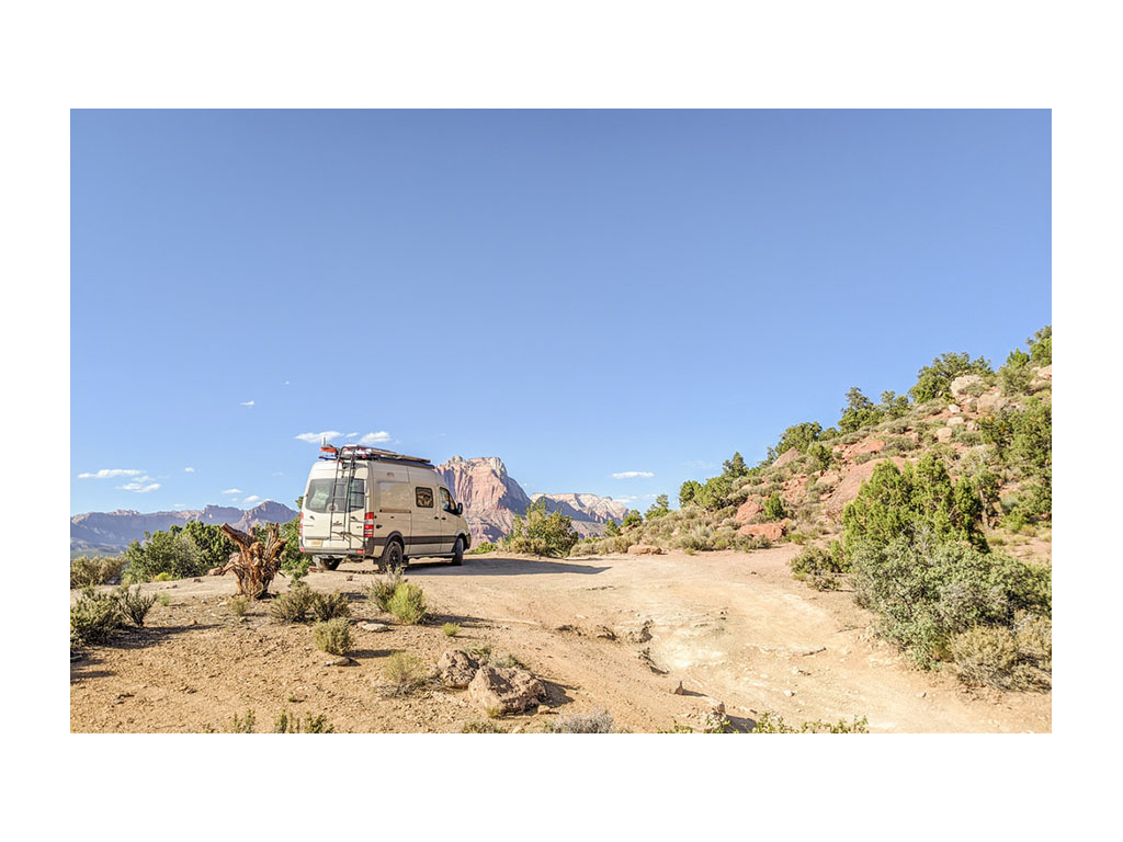 Gnar Wagon parked in desert 
