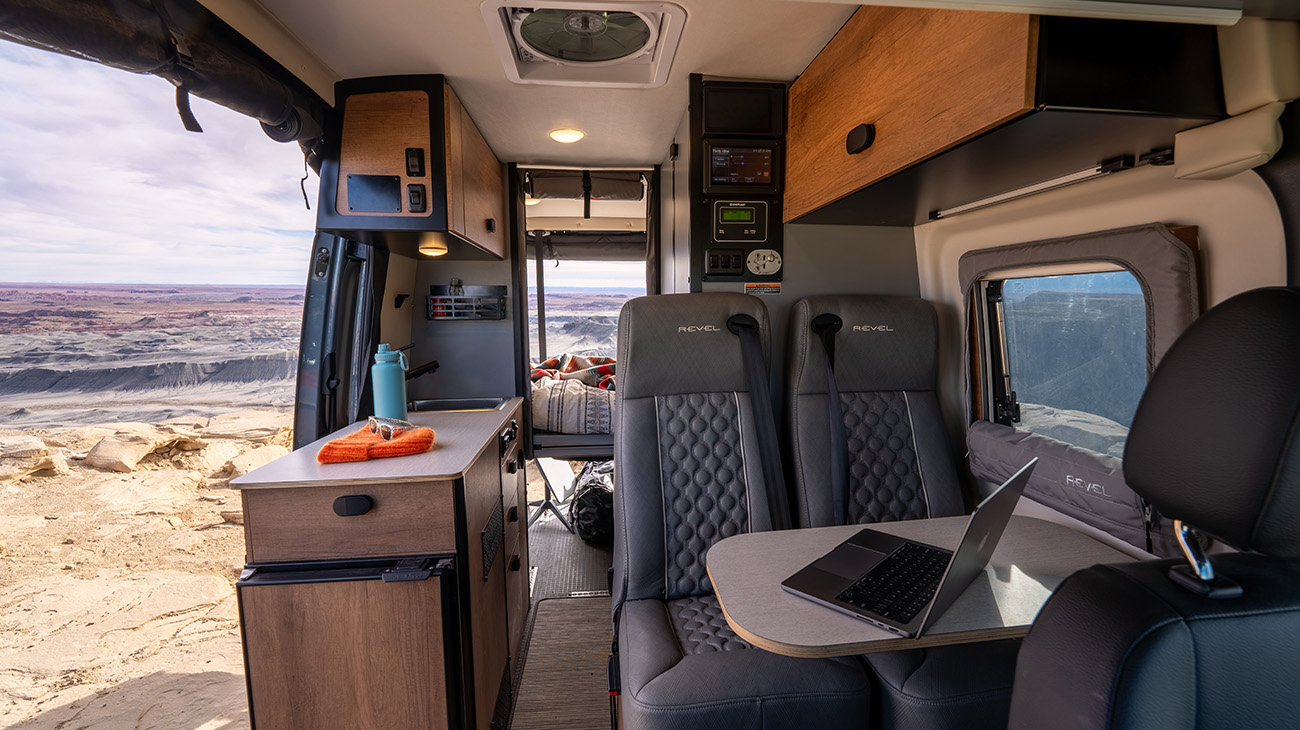 Revel front to back interior