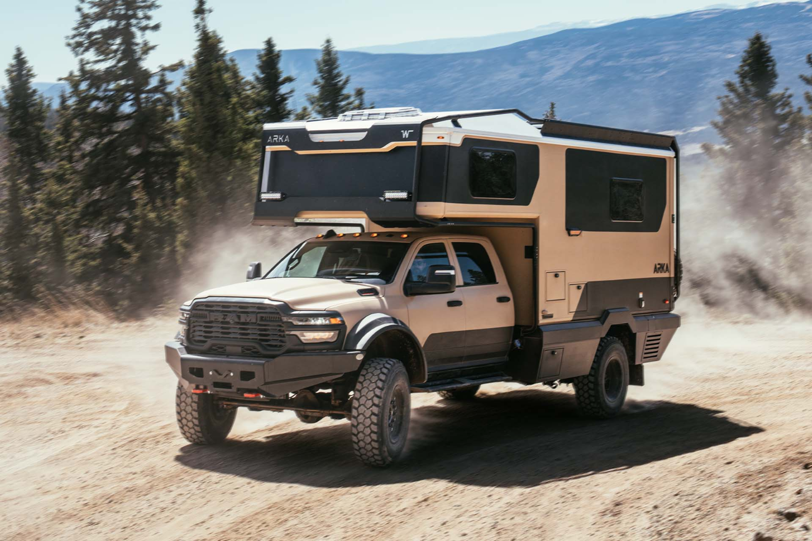Arka Modular Winnebago ARKA 20Z Floorplan | Modular Off-Road RV for 4