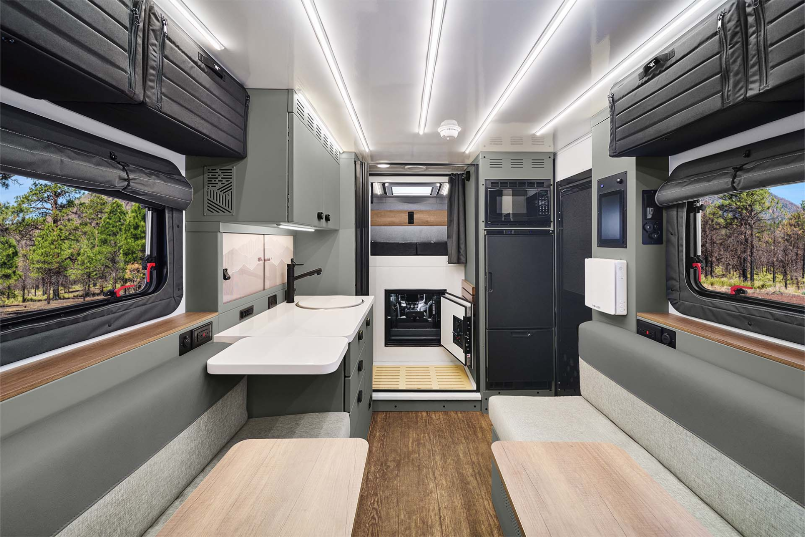 Arka Modular Winnebago ARKA 20Z Floorplan | Modular Off-Road RV for 4