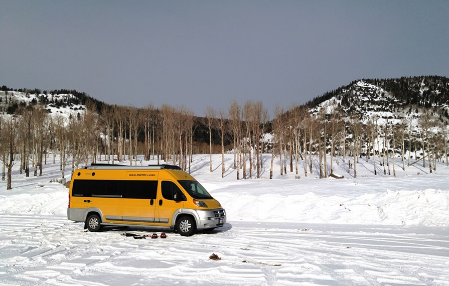 Winter Rv Driving Beginner Video on How to RV in Winter - Winnebago