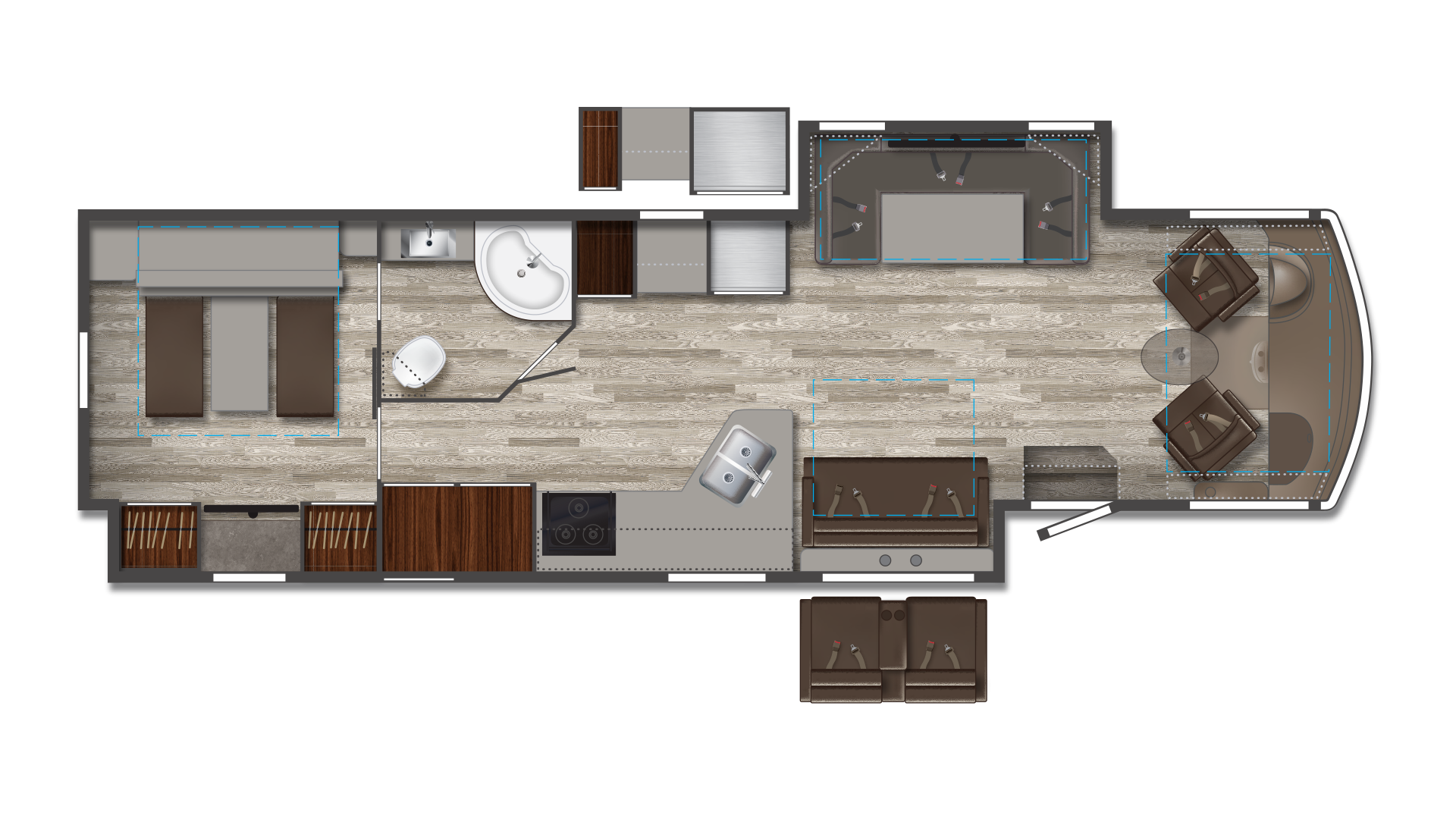 2026 Winnebago Sunstar 34R floor plan