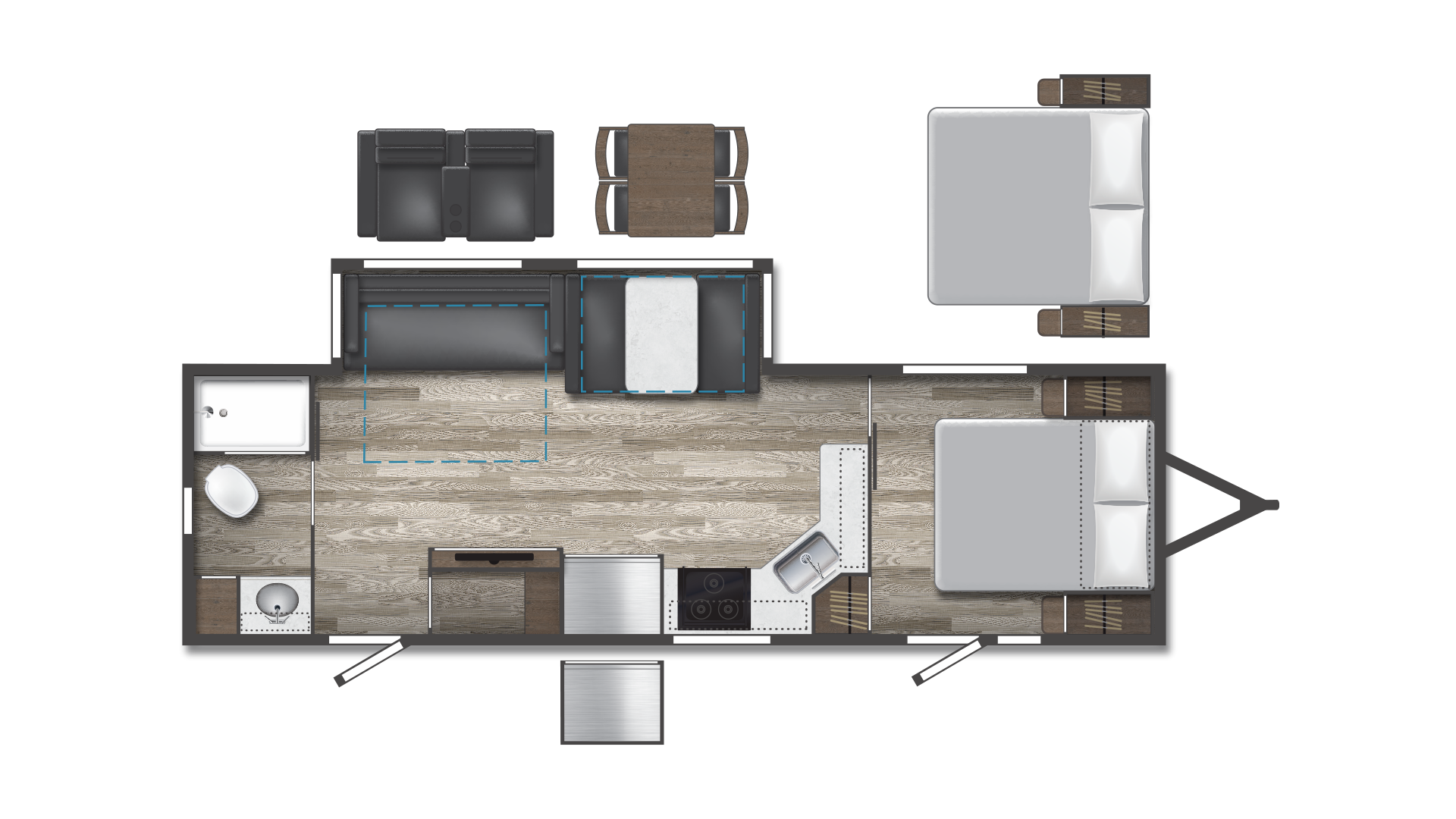 2026 Winnebago Voyage V2831RB floor plan