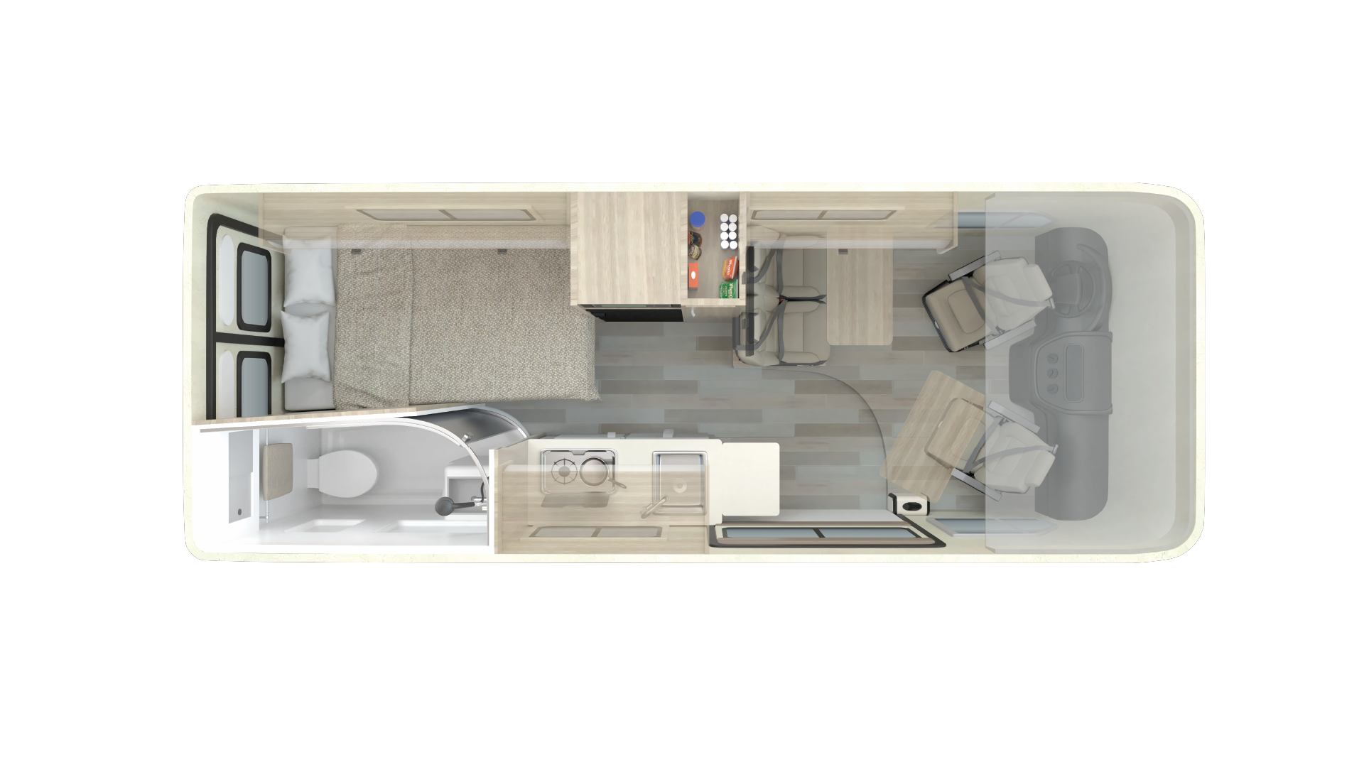 2026 Winnebago Travato 59G floor plan