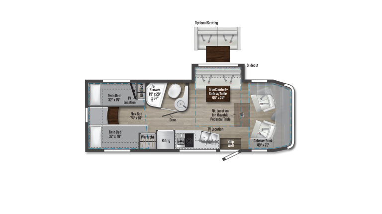 Luxury Class C Motorhome Floor Plans Itasca Suncruiser Floorplans And luxury-class-c-motorhome-floor-plans-itasca-suncruiser-floorplans-and