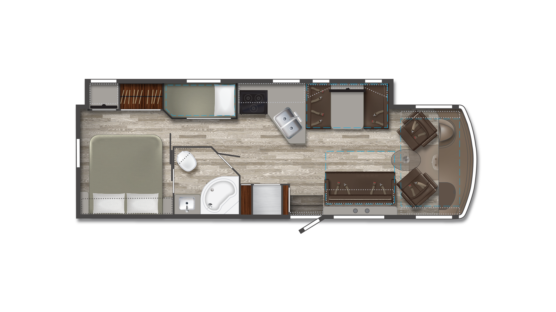 2026 Winnebago Sunstar 31B floor plan