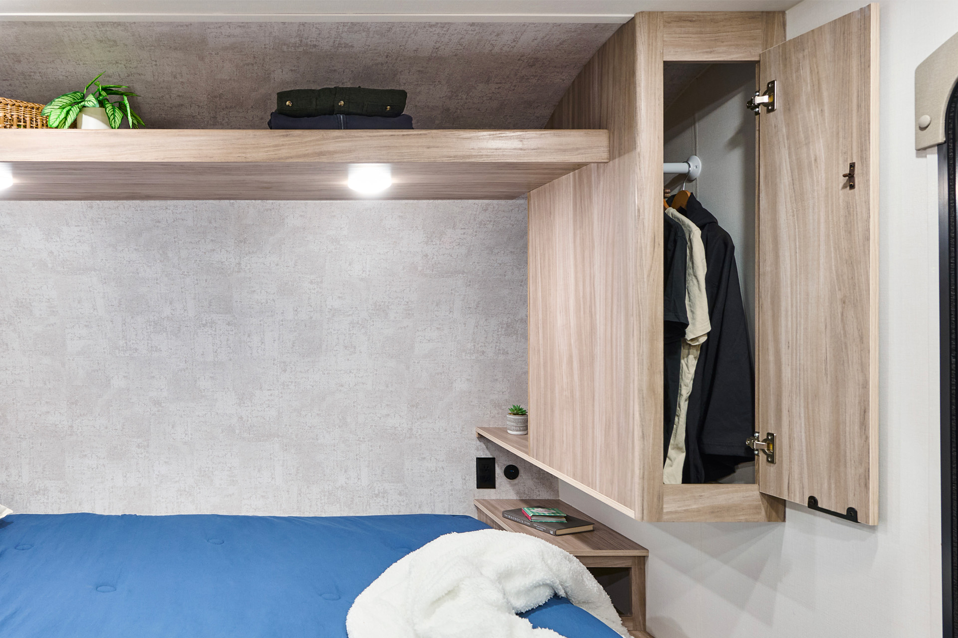 2026 Winnebago Access 18DBH — Bedroom Storage in Access 18DBH