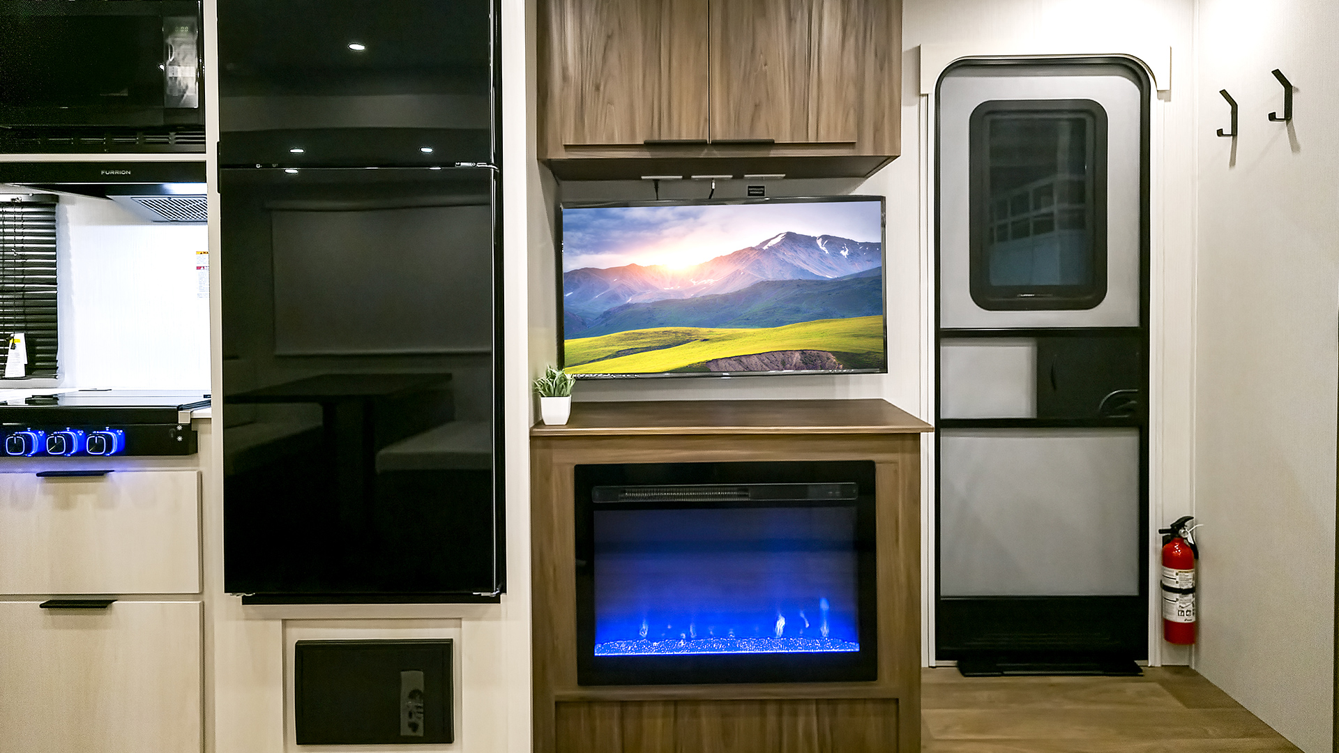 2026 Winnebago Access 24RB — TV and Fireplace on Access 24RB