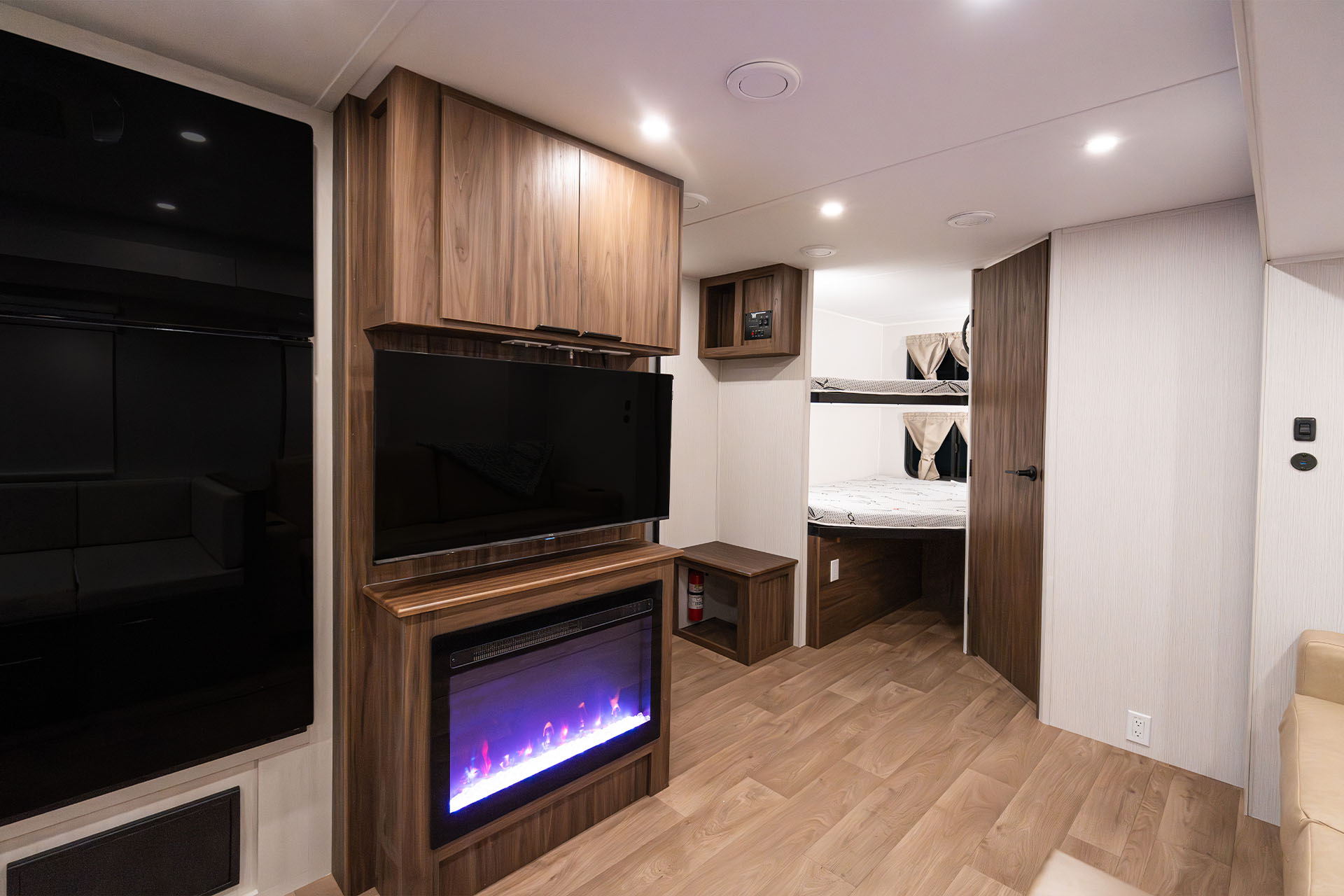 2026 Winnebago Access 27BH — TV, Fireplace, and Rear Bunks In Access 27BH