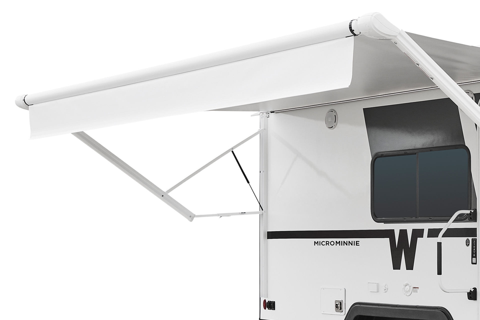 2026 Winnebago Micro Minnie 2108TB — Awning on a Winnebago Micro Minnie