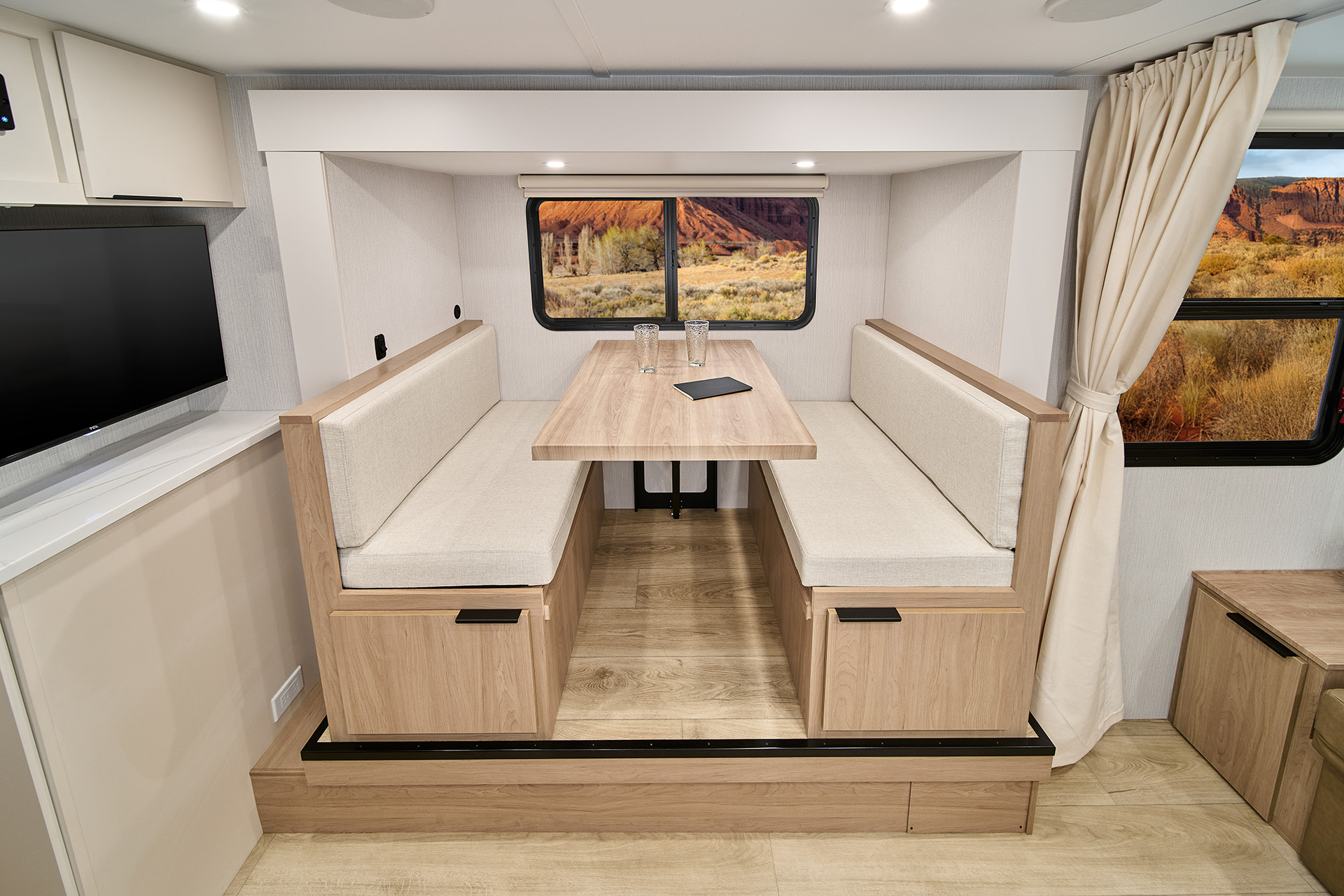 2026 Winnebago Micro Minnie 2108TB — Dinette inside the Winnebago Micro Minnie 2108TB