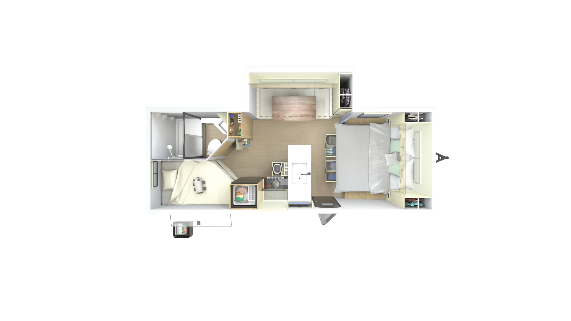 2026 Winnebago Thrive 22MBH floor plan