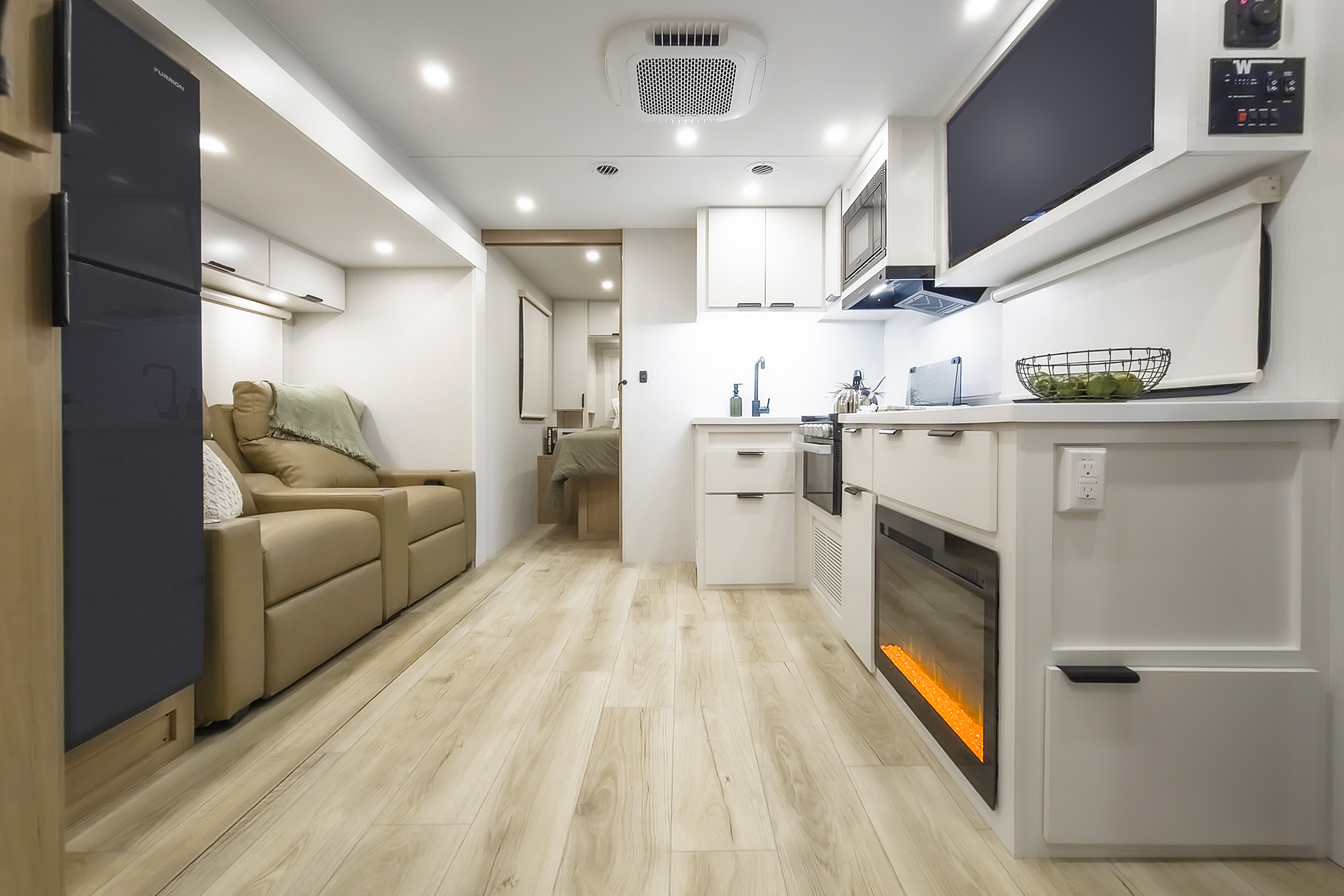 2026 Winnebago Thrive 22RBS — Back to front interior view of Thrive 22RBS