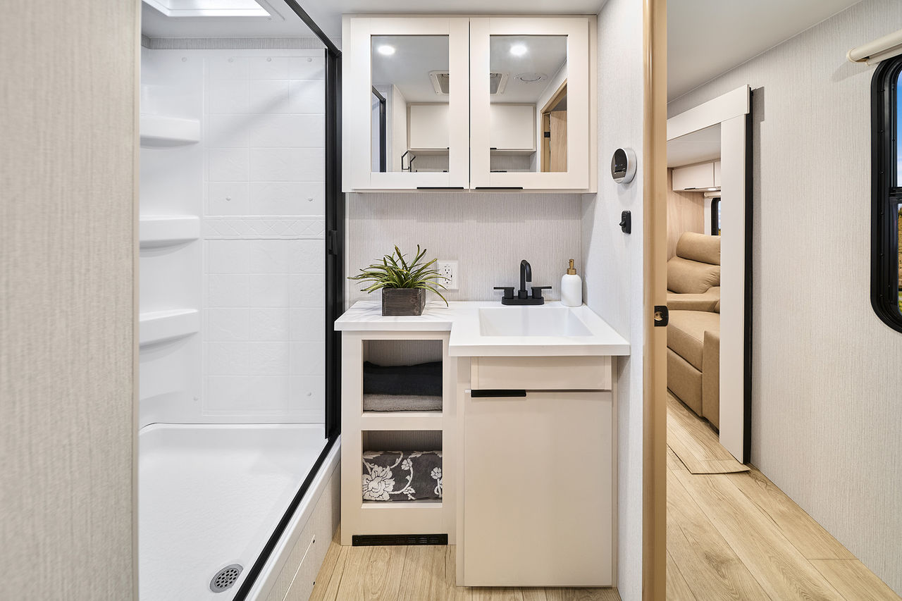 2026 Winnebago Thrive 24RKS — Bathroom Vanity in Thrive 24RKS