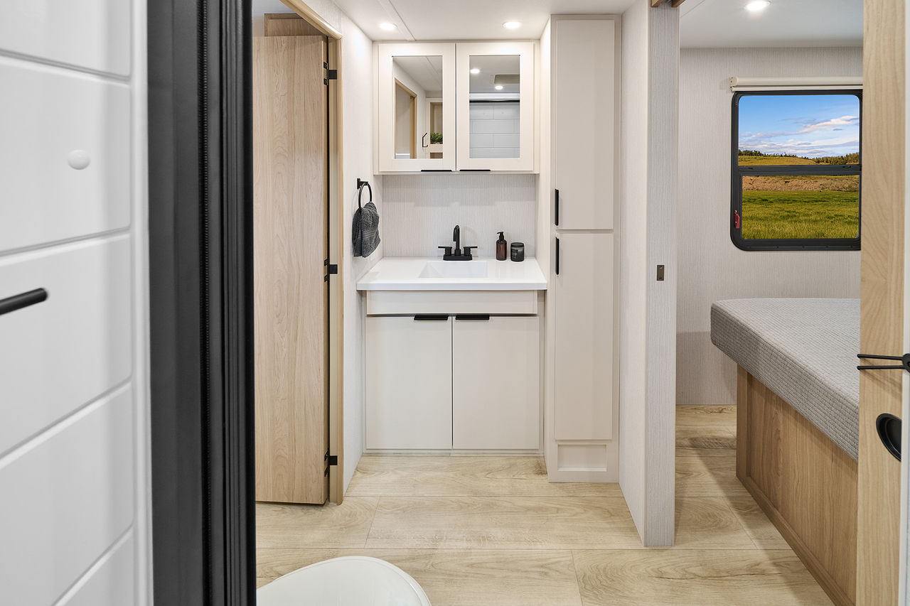 2026 Winnebago Thrive 25RLS — Bathroom Vanity in Thrive 25RLS