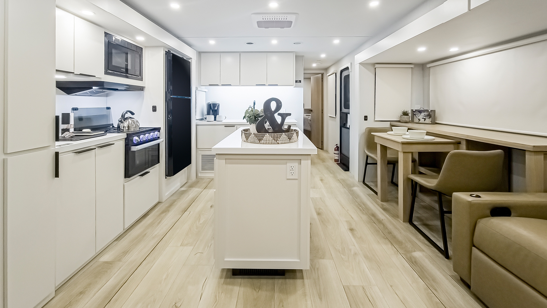 2026 Winnebago Thrive 29RLO — Back to front interior view of Thrive 29RLO
