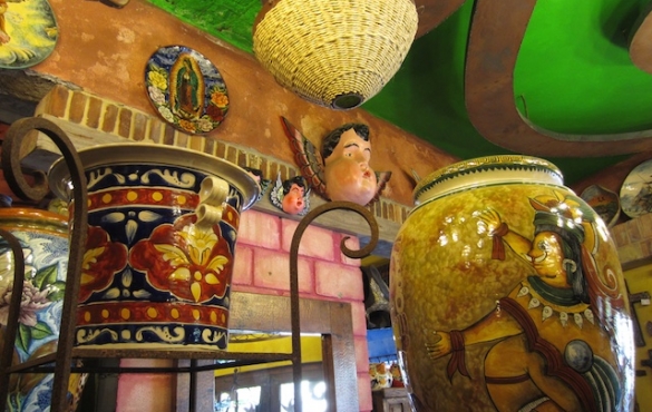 Pottery in a shop in Puerto Penasco.