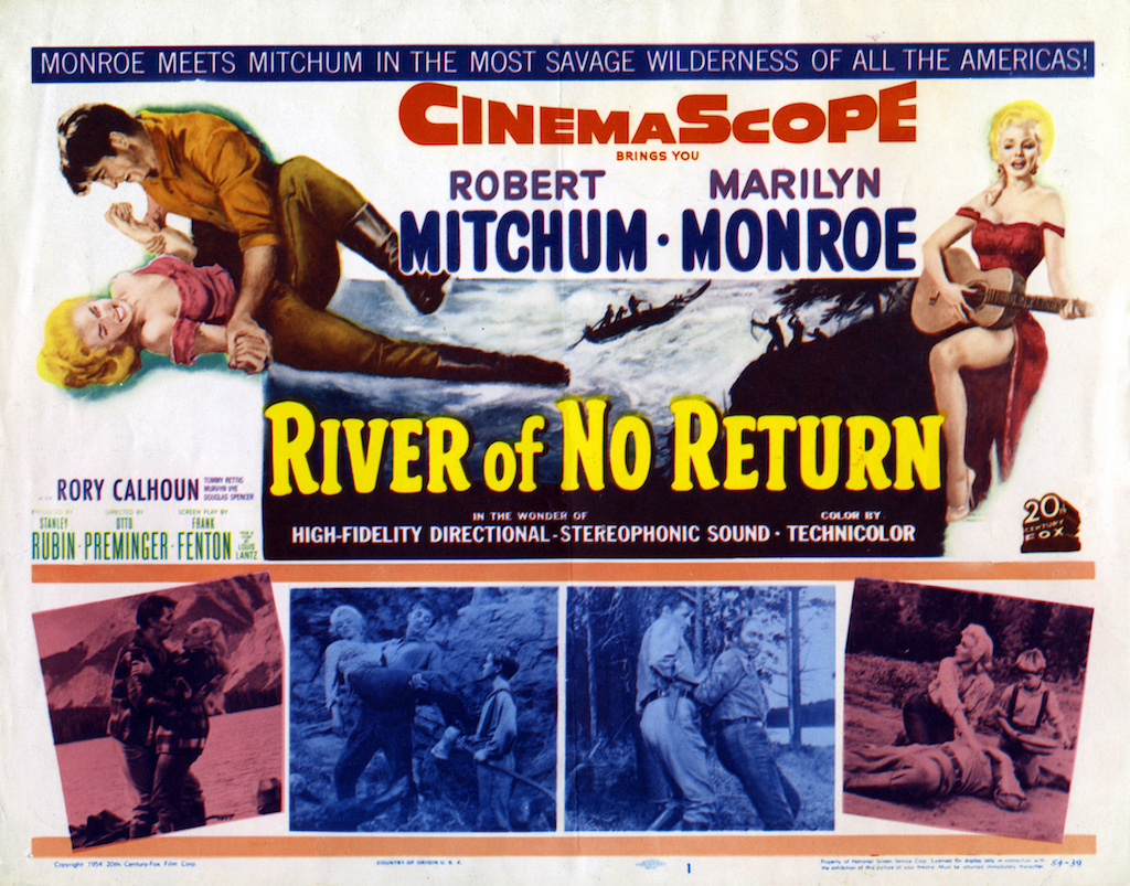 Movie poster for River of No Return.