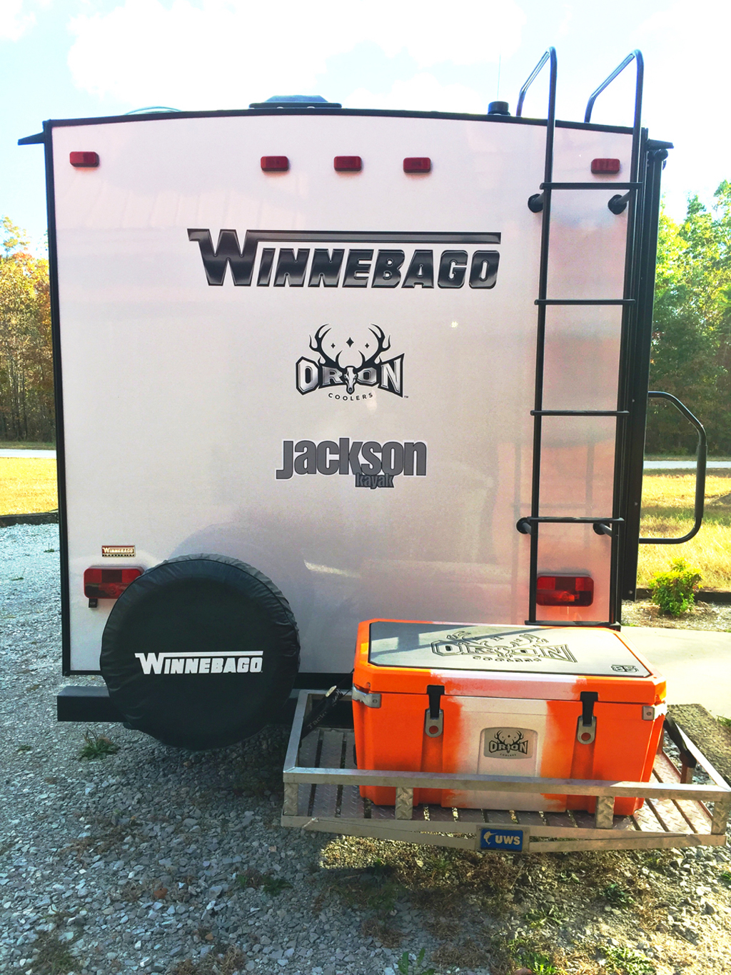 Backside of Winnebago Micro Minnie.