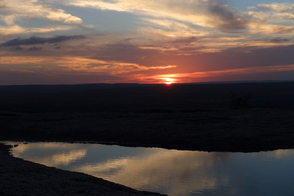 Sunset image taken in Fredericksburg, Texas