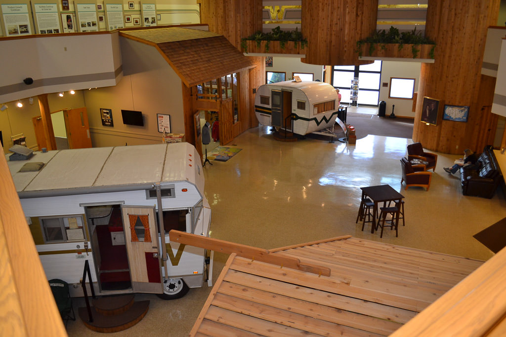 Inside the Winnebago Visitors Center