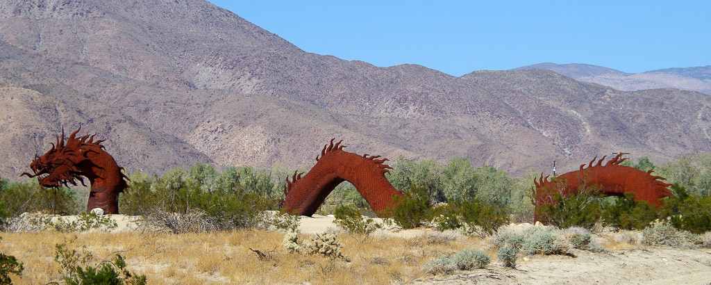 Dragon sculpture.