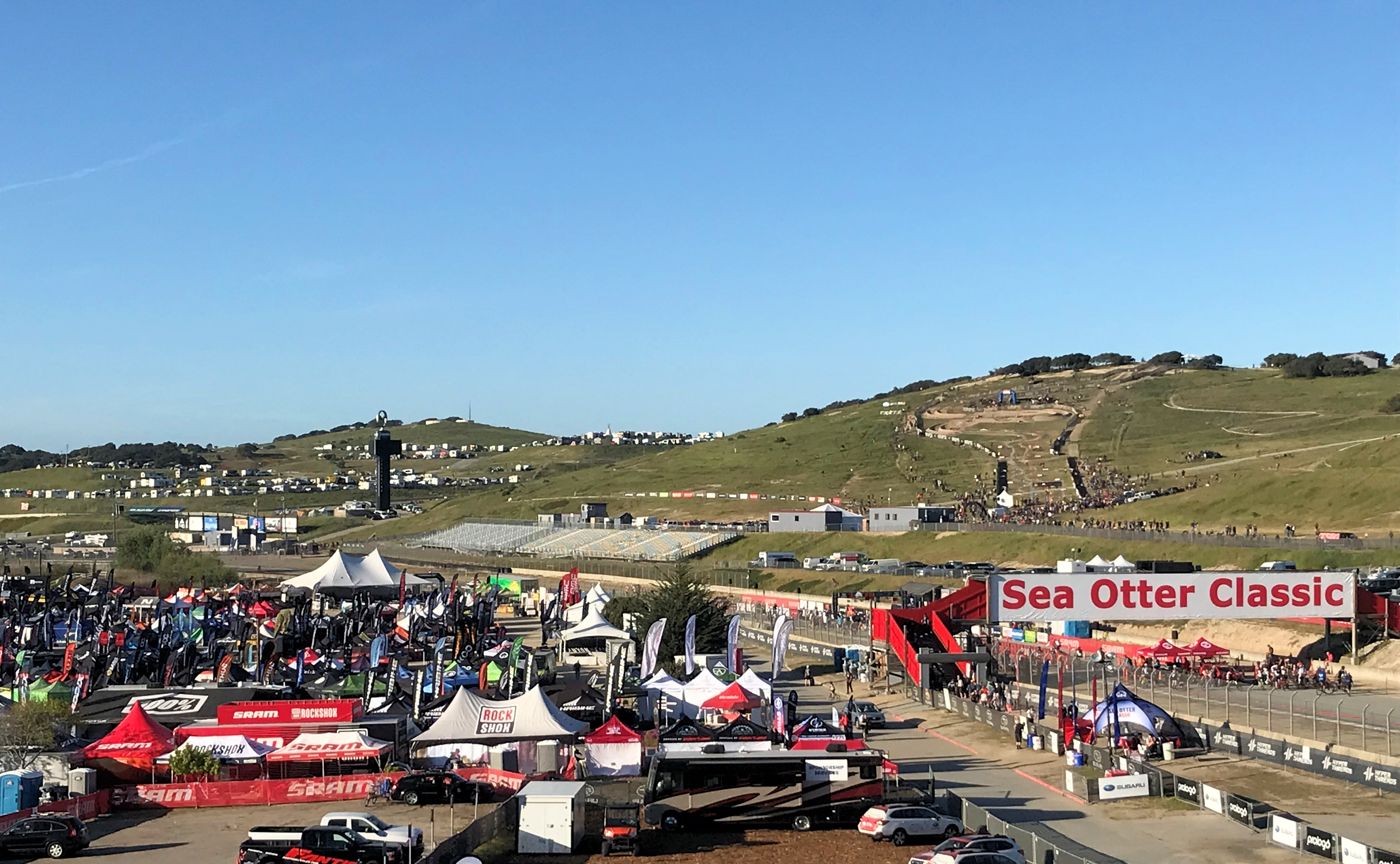 Wide view of the Sea Otter Classic event